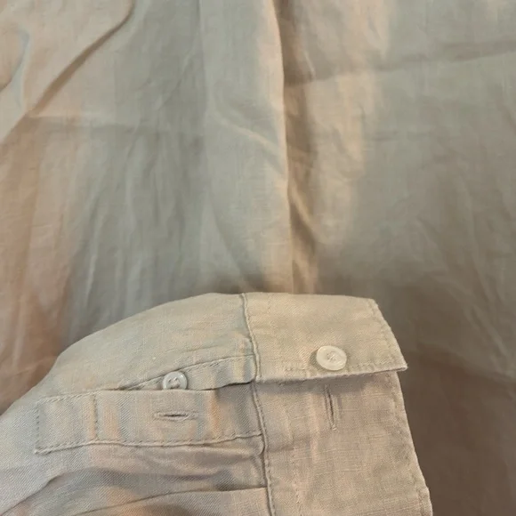 Quince Linen Shirt in Driftwood - Picture 5 of 6